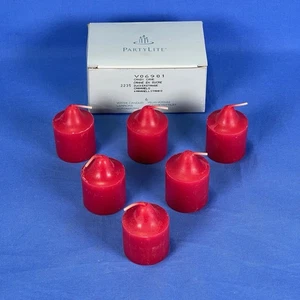Velas Votivas Partylite - Lote de 6 - Bastón de Caramelo V06901 - Nuevo En Caja - Imagen 1 de 8