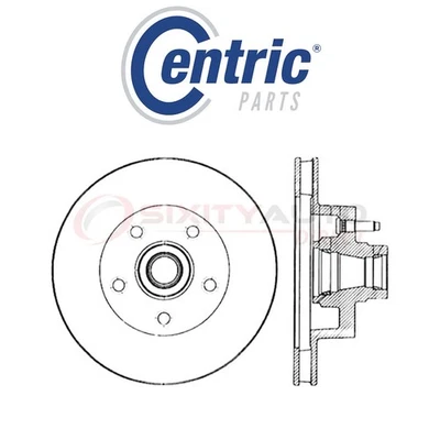 Centric C-TEK Disc Brake Rotor for 1973 Mercury Colony Park 5.8L 6.6L 7.0L so - Image 1 of 4