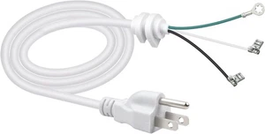 Power Cord 9701025 for KitchenAid Stand Mixer Replacement White 5.9ft, white - Foto 1 di 7