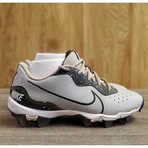 Nike Diamond Alpha Huarache 4 Keystone Baseball Cleats Mens Size 7 Gray - Picture 1 of 8