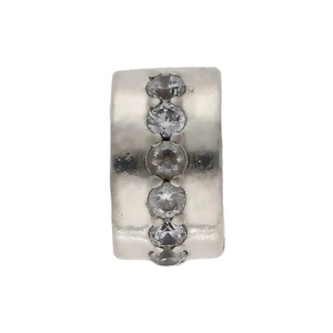 Dije Pandora Plata Circonita Cúbica Clip Central Usado - Imagen 1 de 1