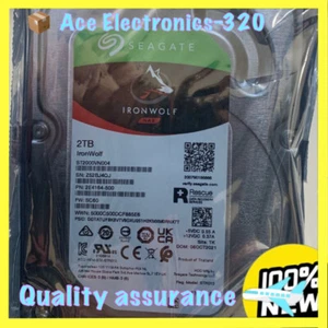 Original Seagate ST2000VN004 IronWolf 2TB 5900RPM 3.5" NAS HDD Hard Disk Drive - Picture 1 of 3