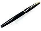 MONTBLANC 14K Gold 585 320 Piston Fountain Pen Black Germany