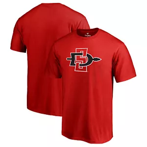 Men's Red San Diego State Aztecs Primary Logo T-Shirt - Picture 1 of 3