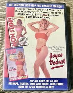 Joyce Vedral DVD The Complete Non-Stop & Dynamic Tension Reshape Your Body - Picture 1 of 2