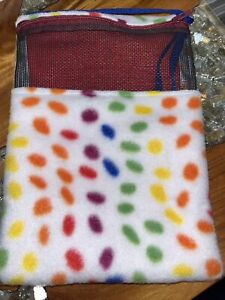 Sugar Glider Bonding Pouch Bonding Bag Colorful dots rainbow spots jelly beans