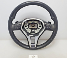 ✅ OEM Mercedes W207 W212 E350 E550 Steering Wheel W/ Shift Paddle Black Leather