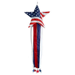 American Star Esculpido Windsock Patriótico 4 de Julio Briarwood Lane - Imagen 1 de 1
