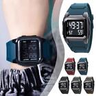 Square large screen retro sports electronic watch night waterproof' light Y9R8