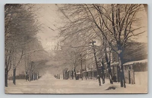 Postal Michigan RPPC Quincy Jonesville Cancelar 1912 Barril de Acero Imitación o Real - Imagen 1 de 2