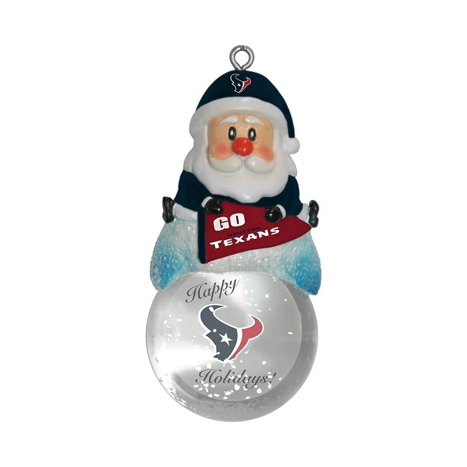 NFL Houston Texans Snow Globe Ornament - Image 1 of 1