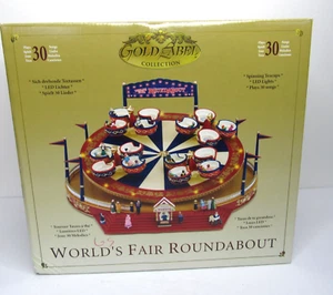Mr Christmas Gold Label World's Fair Roundabout 2005 30 Songs Teetassen Spins LESEN - Bild 1 von 13