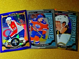 2015-16 O-Pee-Chee Platinum Marquee Rookie Auto Rainbow Purple Connor McDavid M1 - Picture 1 of 198