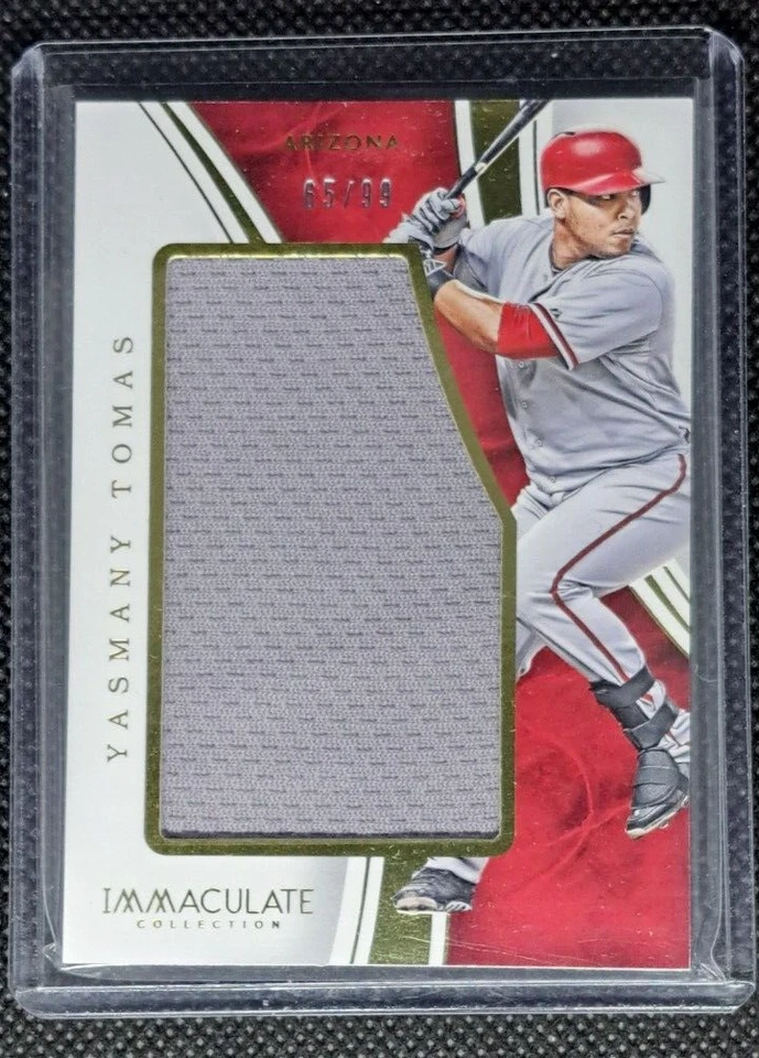2016 Immaculate Collection Immaculate Standard Materials #15 Yasmany Tomas 65/99 - Image 1 of 2