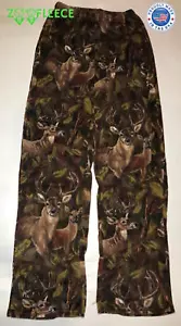 ZooFleece Hippie Yoga Hose Hirsch braun Jagd Camouflage Unisex Unterteil - Bild 1 von 3
