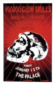 Voodoo Glow Skulls POSTER Dance Hall Rag Paper Print Artist Matt Getz - Picture 1 of 1