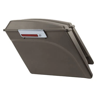 5" Extended Stretched Hard Saddlebags Bag Fit For Harley Road Street Glide 93-13 Foto 1 de 4