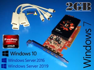 Dell Studio XPS 7100 8000 8100 9000 9100 TOWER 2GB GDDR5 Quad HDMI Video Card - Picture 1 of 2