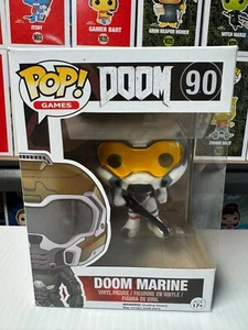 Funko Pop! Juegos: DOOM Marine #90 (Astronaut White Armor GameStop exclusivo) - Imagen 1 de 6