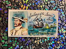 2010 Allen & Ginter Mini Sailors of the Seven Seas #SSS10 Juan Ponce de Leon