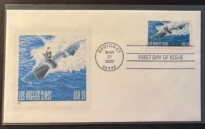 #3372 Los Angeles Class Submarines FDC, USPS cancel, add-on cachet - Picture 1 of 1