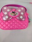 Minnie Mouse Girls Pink Purse Bag With Handle