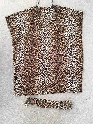 Traje de baño/poncho cubierto de playa para damas (talla: mediana) Foto 1 de 3