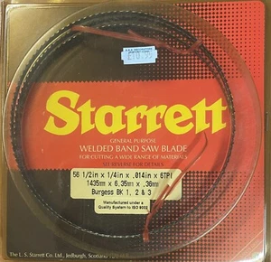 STARRETT BANDSÄGEBLATT 1435 MM X 6,35 MM X 0,36 MM - Bild 1 von 2