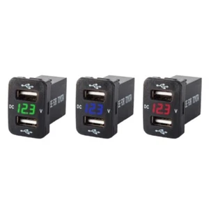 4.2A Dual USB Charger Power Socket with Digital Voltmeter Fit for Car - Zdjęcie 1 z 16