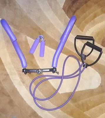 ThighTek XL Adjustable Exerciser Adjustable Gripper & Resistance Band Purple - Image 1 of 4