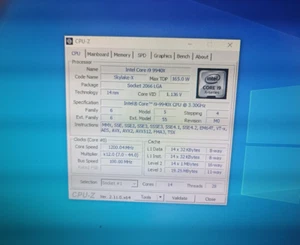 Processeur Intel Core i9-9940x de 3,3 Ghz à 4, 4Ghz turbo 14 coeurs TDP 165W - Afbeelding 1 van 1