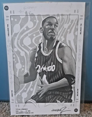 Anfernee Hardaway All Sport Comics Art Print by Nick Jarvis (Print Run: 23) - Изображение 1 из 2