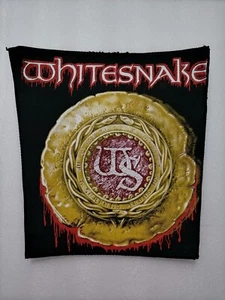 WHITESNAKE Serpens Albus - Vintage Original Backpatch anni 80 - Picture 1 of 2
