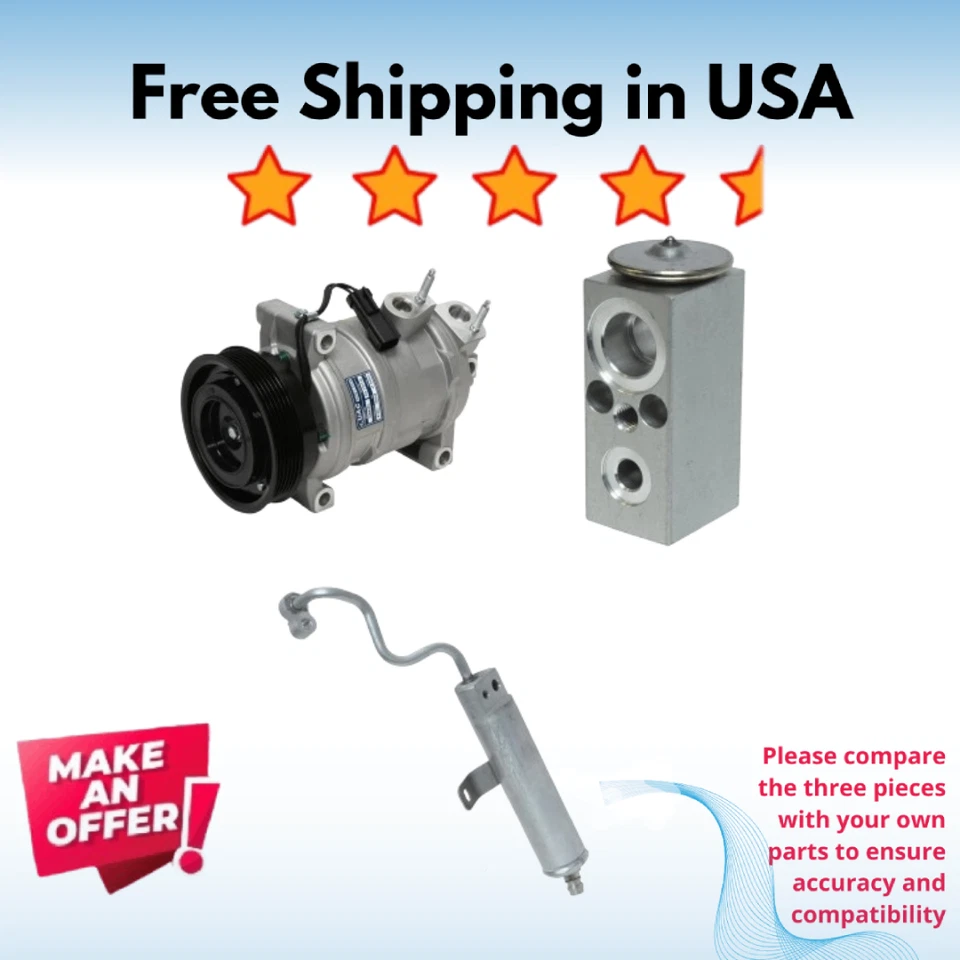 Kit Compresor A/C Fit Jeep Commander 2006-2008 Foto 1 de 1