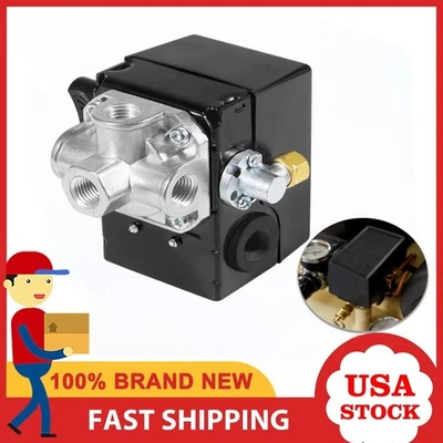 23474570 for Ingersoll RAND I-R -A Pressure Switch W/Unloader Valve Lever 4 Port