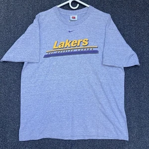 De colección Años 90 Nike Team Center Swoosh Los Angeles Lakers Grande - Imagen 1 de 6