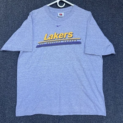 VTG ‘90s Nike Team Center Swoosh Los Angeles Lakers Large - Image 1 of 4