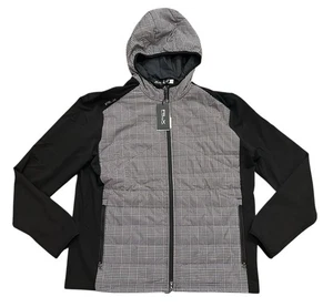 NEU RLX RALPH LAUREN Herren Glen Plaid gesteppte Hybrid Hoodie Jacke X-Large XL - Bild 1 von 3