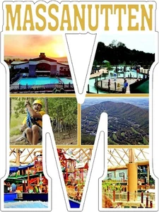 Massanutten Virginia Capitol M Kühlschrankmagnet - Bild 1 von 2