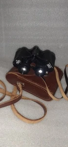 Vintage Carl Zeiss Jena Jenoptem 8x30W Binoculars With Leather Case - Picture 1 of 10