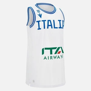 BASKETBALL ITALY - JERSEY SHIRT AWAY - MACRON - Season 2023/24 - Picture 1 of 3