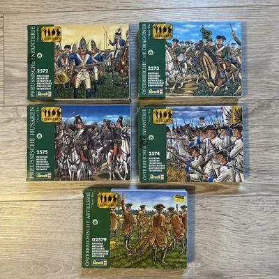 Revell 1/72 7 Years War Sets x5 2572 2573 2574 2575 02579 Austrian Prussian - Image 1 of 4