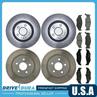 Kit de pastillas de freno de disco delanteras y traseras para Plymouth Acclaim Foto 1 de 4