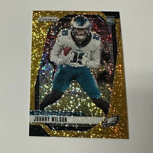 Johnny Wilson 2024 Panini Prizm Gold Sparkle Rookie #355 Eagles RC/24 - Imagen 1 de 4