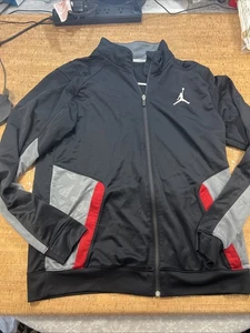 Air Jordan Nike Dri Fit Full Zip Jacket Red and Black Extra Large XL - Picture 1 of 11