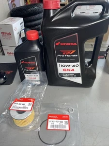 Honda Oil Change Kit Rubicon Trx500 FA 2001-2014 Filter Oil 10w40 Honda - Picture 1 of 6