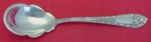 Marie Antoinette Chased by Dominick & Haff Sterling Sugar Spoon 6" Scalloped rim - Image 1 of 1