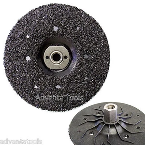 Disco abrasivo de carburo de silicio de 7"" 4 molienda epoxi + un adaptador de 5/8""-11 - 16 granos - Imagen 1 de 4