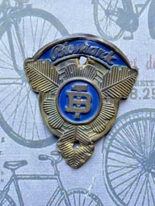 Altes Original Fahrrad- Emblem- Steuerkopfschild | BISMARCK 1955 Hamburg - Bild 1 von 2
