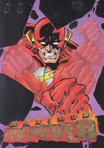 Tarjeta de inserción DC Outburst 1996 Fleer/Skybox máxima potencia de fuego 13 de 20 flash - Imagen 1 de 2